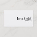 Suche nach broker visitenkarten Weiß