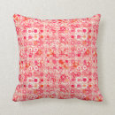 Recherche de orange et crème coussins Corail