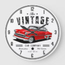 Suche nach vintage car wanduhren Red