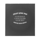 Recherche de votre propre logo entreprise bloc notes Blanc