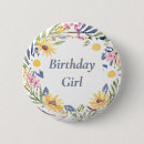 Recherche de birthday girl buttons Fête