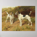 Suche nach fuchsjagd poster Landschaft