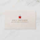 Recherche de bouteille de parfum cartes visite Élégant