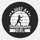 Recherche de raquette de badminton autocollants Navette