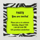 Recherche de peau de zèbre invitations Rayures