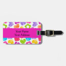 Recherche de coeur floral bagages étiquettes Amour