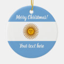 Recherche de drapeau argentin ornements Noël