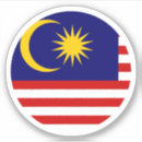 Recherche de malaisie drapeau autocollants Travel
