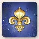 Suche nach fleur de lys untersetzer Gold