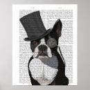 Recherche de boston terriers posters Chien d'art