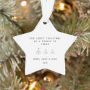 Recherche de bébés étoiles ornements Noël