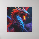 Suche nach drachen leinwandbilder Blau
