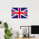 Recherche de drapeau royaume uni posters Rouge