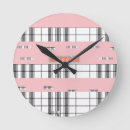 Recherche de noire moderne horloges Chic