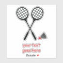 Recherche de de badminton autocollants Sports