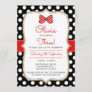 Recherche de de polkadot anniversaire invitations Girl