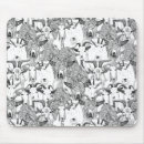 Recherche de toile tapis souris Noir et blanc