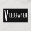 Recherche de videographers cartes visite Professionnel
