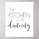 Recherche de pour danser posters De cuisine