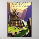 Recherche de norvege posters Voyage vintage