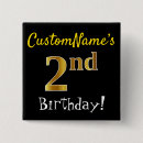Recherche de 2ème anniversaire badges 2ème fête d'anniversaire