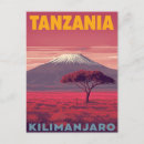 Recherche de savane cartes postales Tanzanie