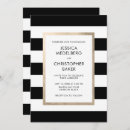 Recherche de noir et blanc rose mariage invitations Classique