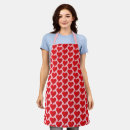 Recherche de jour de valentines mignon tabliers Rouge