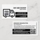 Suche nach truck visitenkarten Zustelldienst