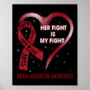 Recherche de ruban de coeur posters Sensibilisation