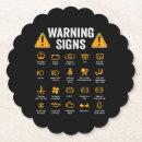 Recherche de signalisation dessous de verres Avertissement