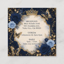 Recherche de quinceanera bleu marine invitations Mes quinze ans