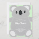 Recherche de ours koala invitations Bébé