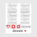 Recherche de swiss autocollants Drapeau suisse