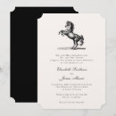 Recherche de équestre mariage invitations Cheval
