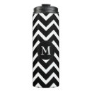Recherche de zigzag noir et blanc tasses Monogramme