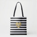 Suche nach einzigartiges monogramm taschen Streifen