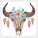 Recherche de crâne taureau autocollants Cornes