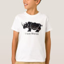 Recherche de rhinocéros noir tshirts Sauvage