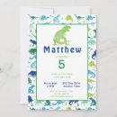 Recherche de tyrannosaurus invitations Aquarelle