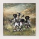 Recherche de breton puzzles Chien de brittany