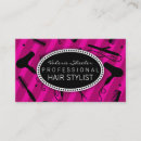 Recherche de outils de salon de coiffure cartes visite Cheveux