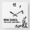 Recherche de who cares horloges Humor