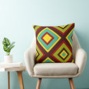 Recherche de geometric coussins Vert