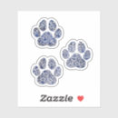 Recherche de motif de patte autocollants Chiot