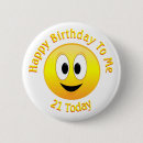 Suche nach 21 geburtstag buttons Einundzwanzig