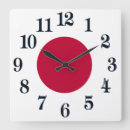 Recherche de drapeaux japonais horloges Japonaise