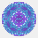 Recherche de unique birthday autocollants Pretty fractal glossy 3d