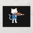 Recherche de le chat et le violon cartes postales Musique