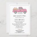 Suche nach lastwagen einladungen Babydusche